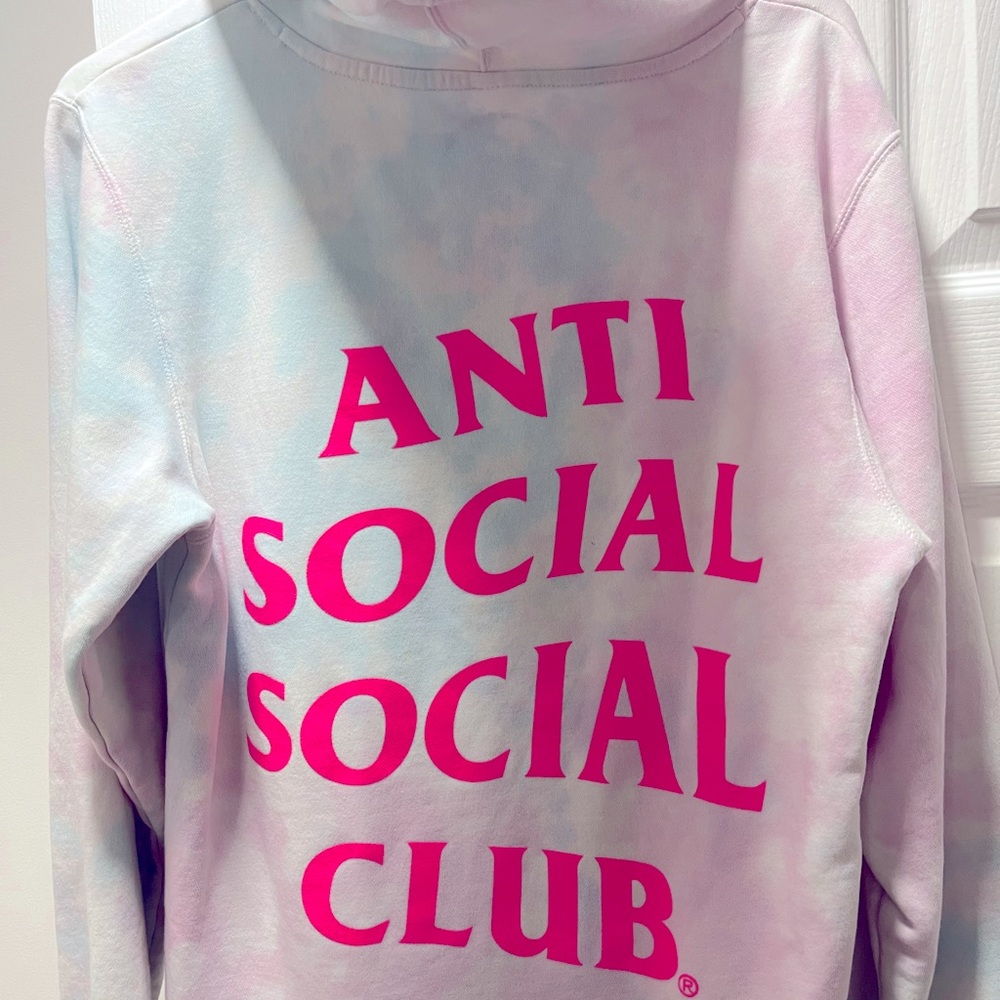 Anti Social Social Club Hoodie Size small tie dye